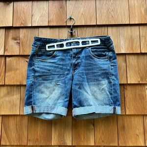 Jean Cuffed Shorts